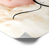 Aangepaste Baby Naam Foto Muur Kunst Afdrukken Poster (Hoek)