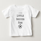 Aangepaste baby naam Kleine Voetbalfan (Voorkant)