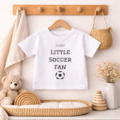 Aangepaste baby naam Kleine Voetbalfan
