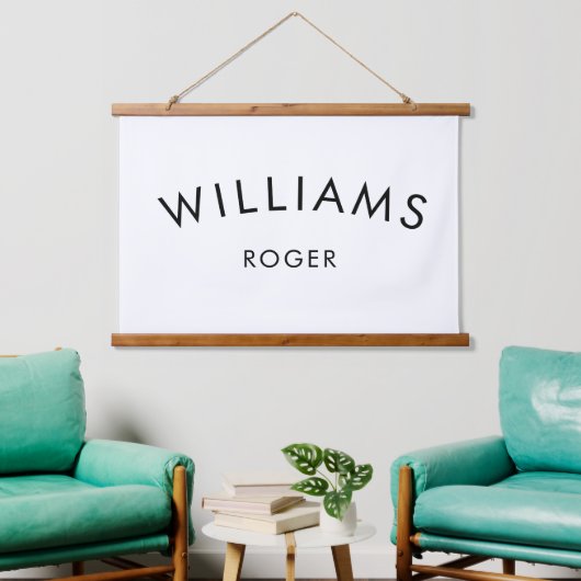 Aangepaste Baby-naam | Wandophanging | Houtkunst Hangend Wandkleed (Woonkamer)