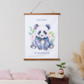 Aangepaste Baby Panda  Hangend Wandkleed (Slaapkamer)