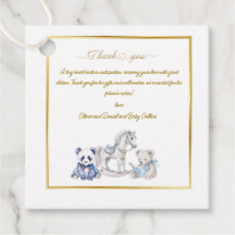 Aangepaste Baby Panda met schommelpaard
