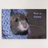 Aangepaste Baby Pet Rat Legpuzzel (Horizontaal)