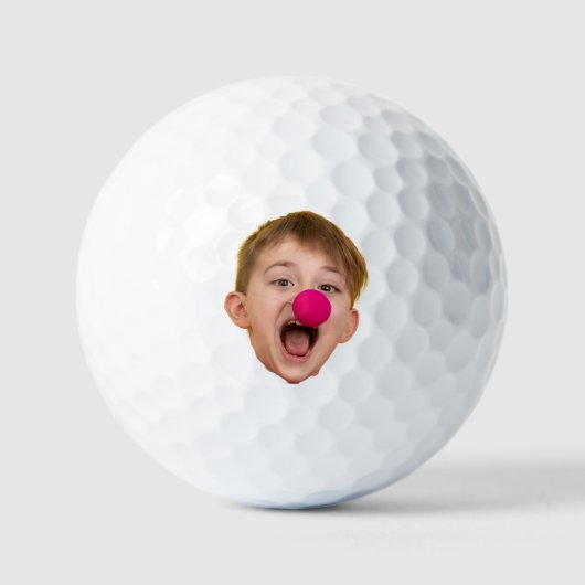 Aangepaste Baby Photo Face Golfballen (Voorkant)