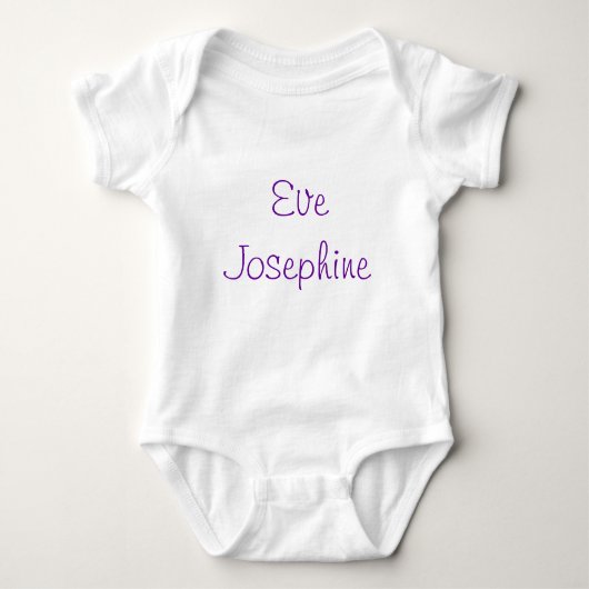Aangepaste Baby Romper (Voorkant)
