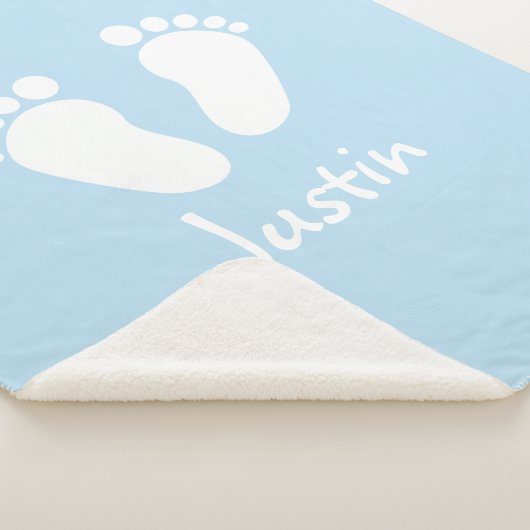 Aangepaste baby sherpa fleece deken (3/4)