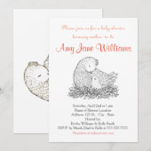 Aangepaste Baby shower baby shower Uitnodiging (Voorkant / Achterkant)