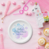 Aangepaste baby shower borden met zeepbellenontwer papieren bordje (Feest)
