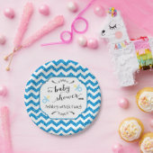 Aangepaste Baby shower Borden Papieren Bordje (Feest)