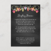 Aangepaste Baby shower Display Card Informatiekaartje (Voorkant)