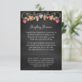 Aangepaste Baby shower Display Card Informatiekaartje (Staand voorkant)