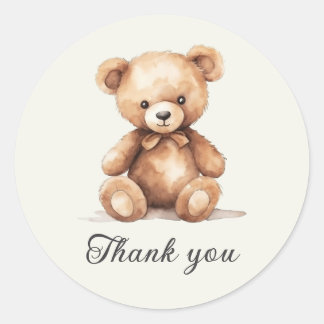 Aangepaste baby shower feestfavor-etiketten ronde sticker