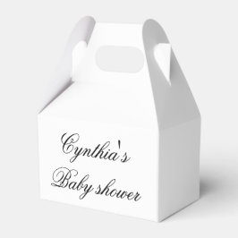 Aangepaste Baby shower Party Favor Boxes Bedankdoosjes