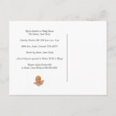 Aangepaste Baby shower Uitnodiging voor Jongen of Briefkaart (Achterkant)