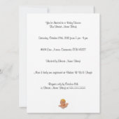 Aangepaste Baby shower-uitnodiging voor peuter of  Kaart (Achterkant)