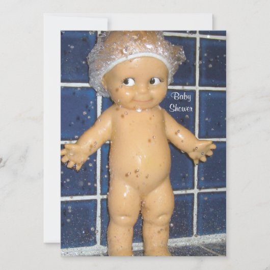 Aangepaste Baby shower-uitnodiging voor peuter of  Kaart (Voorkant)