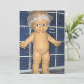 Aangepaste Baby shower-uitnodiging voor peuter of  Kaart (Staand voorkant)
