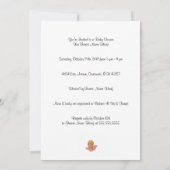 Aangepaste Baby shower-uitnodiging voor peuter of  Kaart (Achterkant)