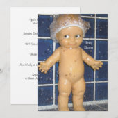 Aangepaste Baby shower-uitnodiging voor peuter of  Kaart (Voorkant / Achterkant)