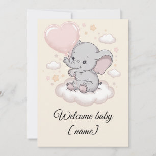 Aangepaste baby shower-uitnodigingskaart – Cute Ol Kaart