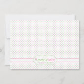 Aangepaste Baby shower voor suiker en specerijen Kaart (Achterkant)