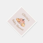 Aangepaste Baby showers servetten (Hoek)