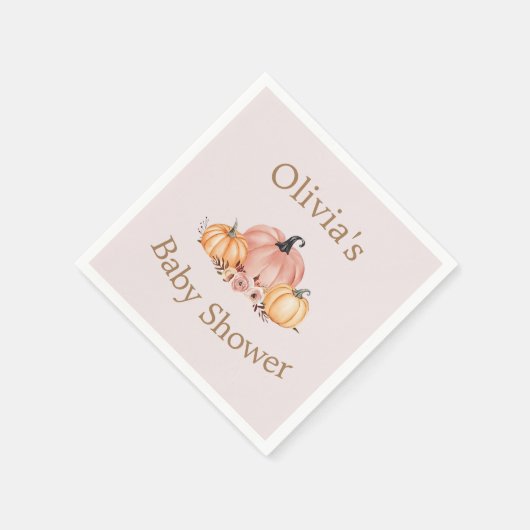 Aangepaste Baby showers servetten (Hoek)