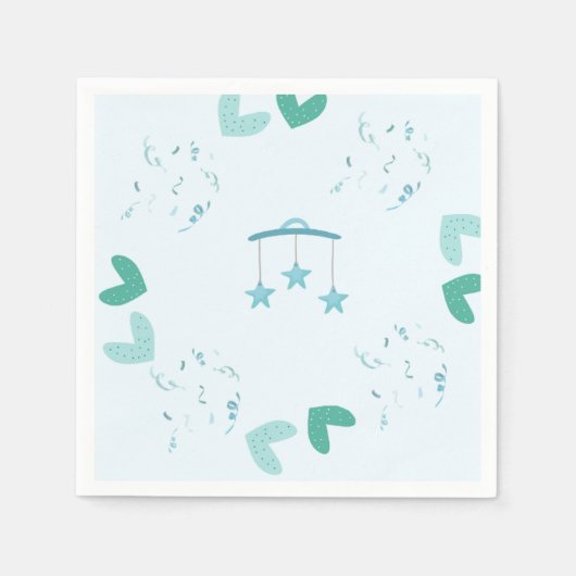 Aangepaste Baby showers servetten (Voorkant)