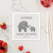Aangepaste baby showers servetten met schattige gr (Insitu)