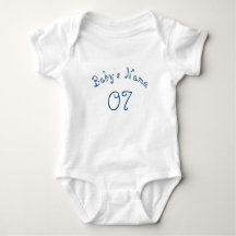 Aangepaste Baby sport Jersey met aangepast naamnum