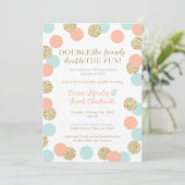 Aangepaste Baby Sprinkle Kaart (Staand voorkant)