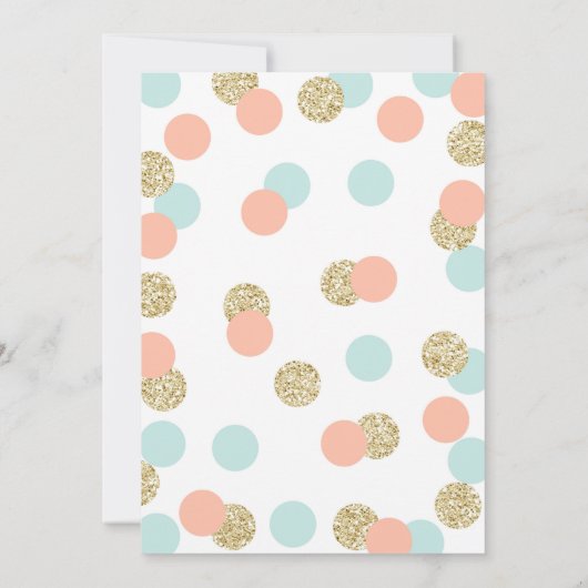 Aangepaste Baby Sprinkle Kaart (Achterkant)