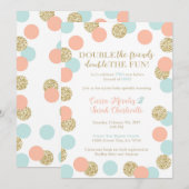 Aangepaste Baby Sprinkle Kaart (Voorkant / Achterkant)