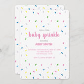 Aangepaste Baby sprinklerinstallatie Kaart (Voorkant / Achterkant)