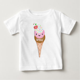 Aangepaste Baby T-shirt met cone Cone Cone Cone