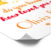 Aangepaste Baby Twins Kinderkamer Decor, Sterren,  Poster (Hoek)