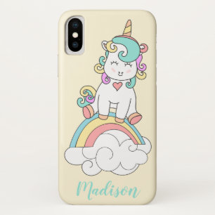 Aangepaste Baby Unicorn, regenboogcelHoesje Case-Mate iPhone Case