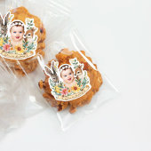 Aangepaste Baby Verjaardag Sticker Party Favor Woo