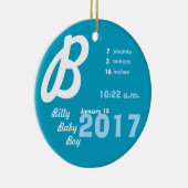 Aangepaste Baby-versiering Keramisch Ornament (Rechts)