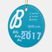 Aangepaste Baby-versiering Keramisch Ornament (Links)