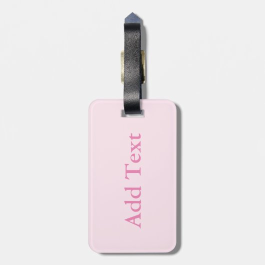Aangepaste Baby vogeltuin Bagagelabel (Achterkant verticaal)