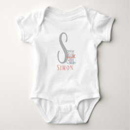 Aangepaste Baby voor Letter en Name Romper