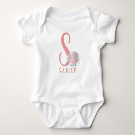 Aangepaste Baby voor Letter en Name Romper
