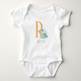 Aangepaste Baby voor Letter en Name Romper