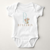 Aangepaste Baby voor Letter en Name Romper (Voorkant)
