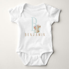 Aangepaste Baby voor Letter en Name Romper