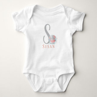Aangepaste Baby voor Letter en Name Romper