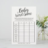 Aangepaste Baby Word-game-Kaart voor kleuren (Staand voorkant)