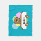 Aangepaste babybedden fleece deken (Voorkant)