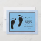 Aangepaste babydouche-Baby Kaart (Voorkant)